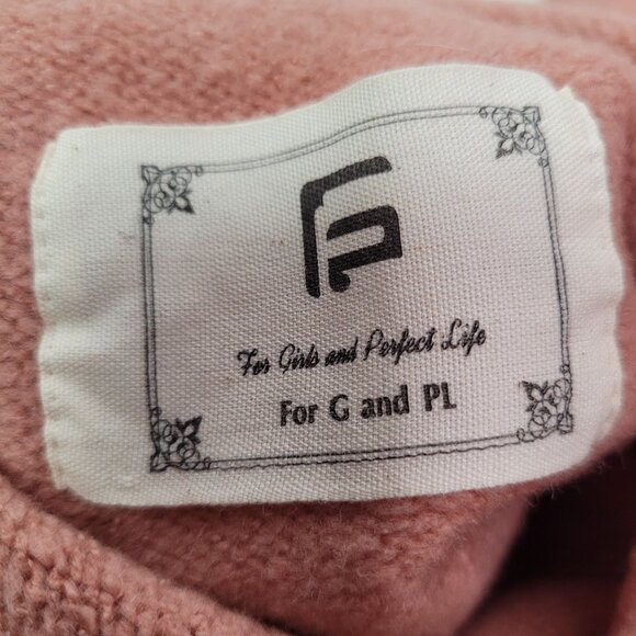 For G And PL Women's Color Block Mock Neck Sweater  Pullover Camel Size Small - Picture 6 of 9